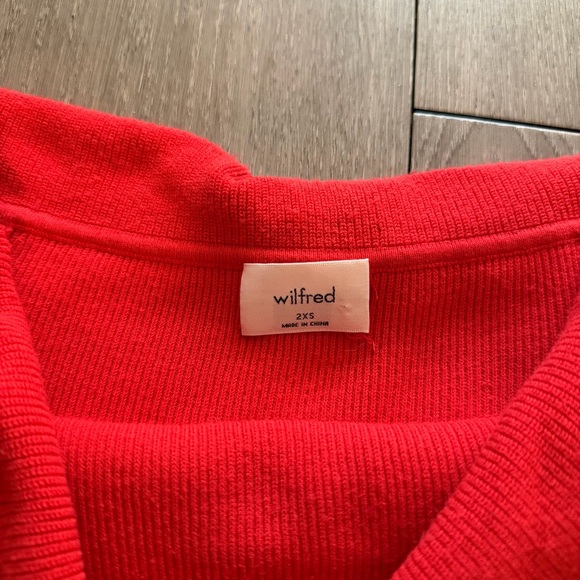 Wilfred Nola Off-the-Shoulder Sweater | Red | 2XS - Picture 4 of 6